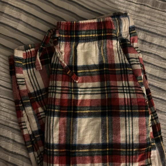 Old Navy Mens Red Flannel plaid Pajama Bottoms - Picture 2 of 3